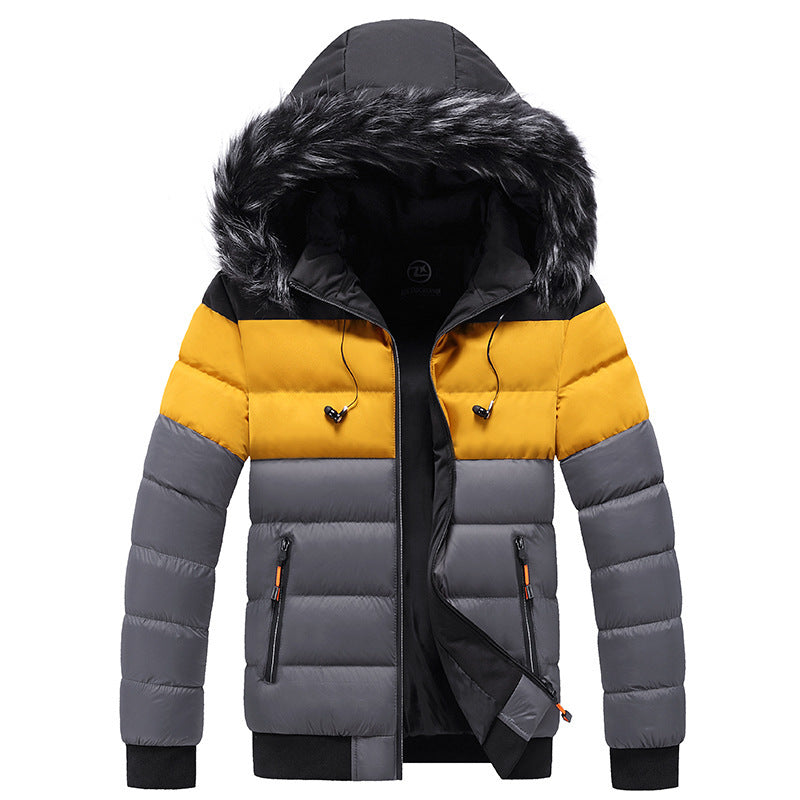 Winter Heren Warme Dikke Capuchon Parka's Heren Waterdichte Winddichte Jas Afneembare Hoed Donsjack