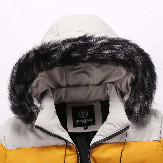 Winter Heren Warme Dikke Capuchon Parka's Heren Waterdichte Winddichte Jas Afneembare Hoed Donsjack