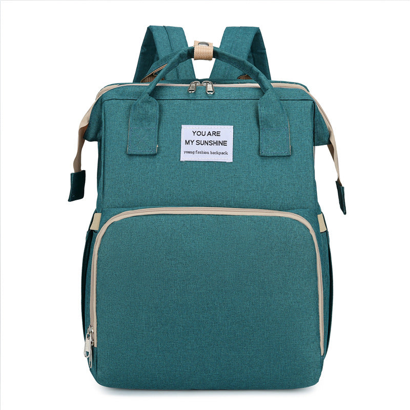 **MamaNest 3-in-1 Baby Crib Backpack – Large Capacity & Insulated Milk Storage** ✨👶