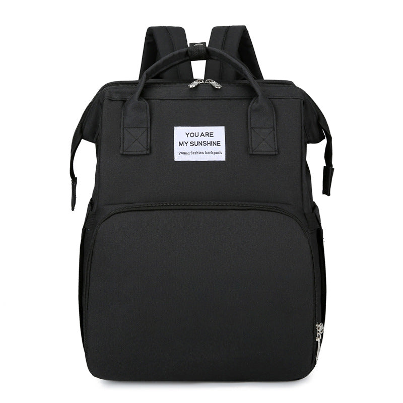 **MamaNest 3-in-1 Baby Crib Backpack – Large Capacity & Insulated Milk Storage** ✨👶