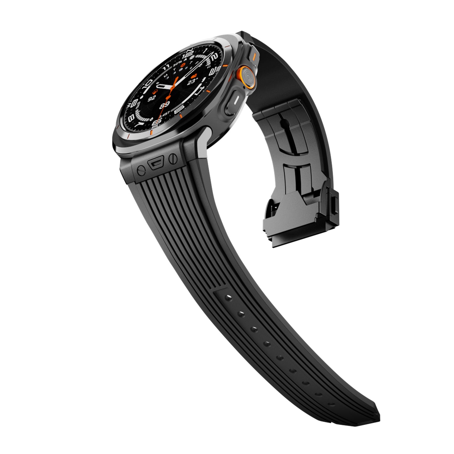 Premium siliconen legering horlogeband met kopnerf – Stijlvol, duurzaam en comfortabel