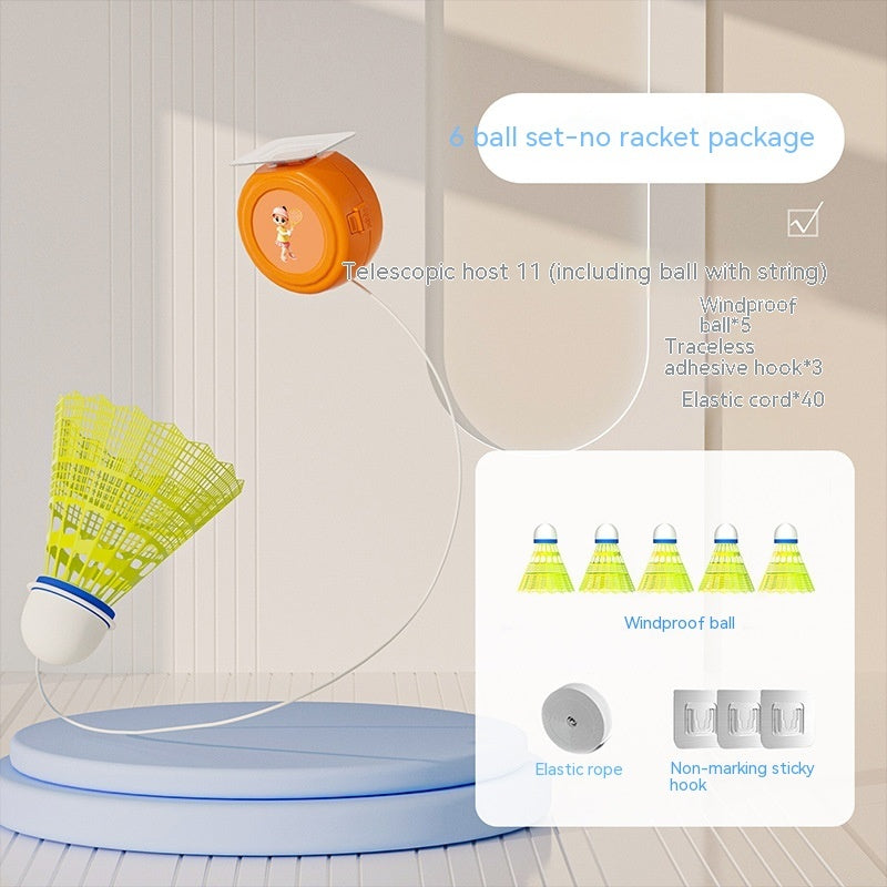 Single player badminton trainer rebound training Indoor Badminton Trainer Kinderen Training