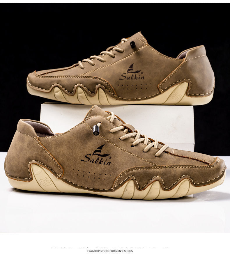 🔹 Salkin | Isaac – Unisex leren blotevoeten schoenen