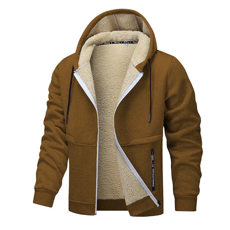 “Men’s Hoodie”, “Winter Jacket”, “Heavyweight Fleece”, “Sherpa Lined”  Include secondary relevant modifiers: