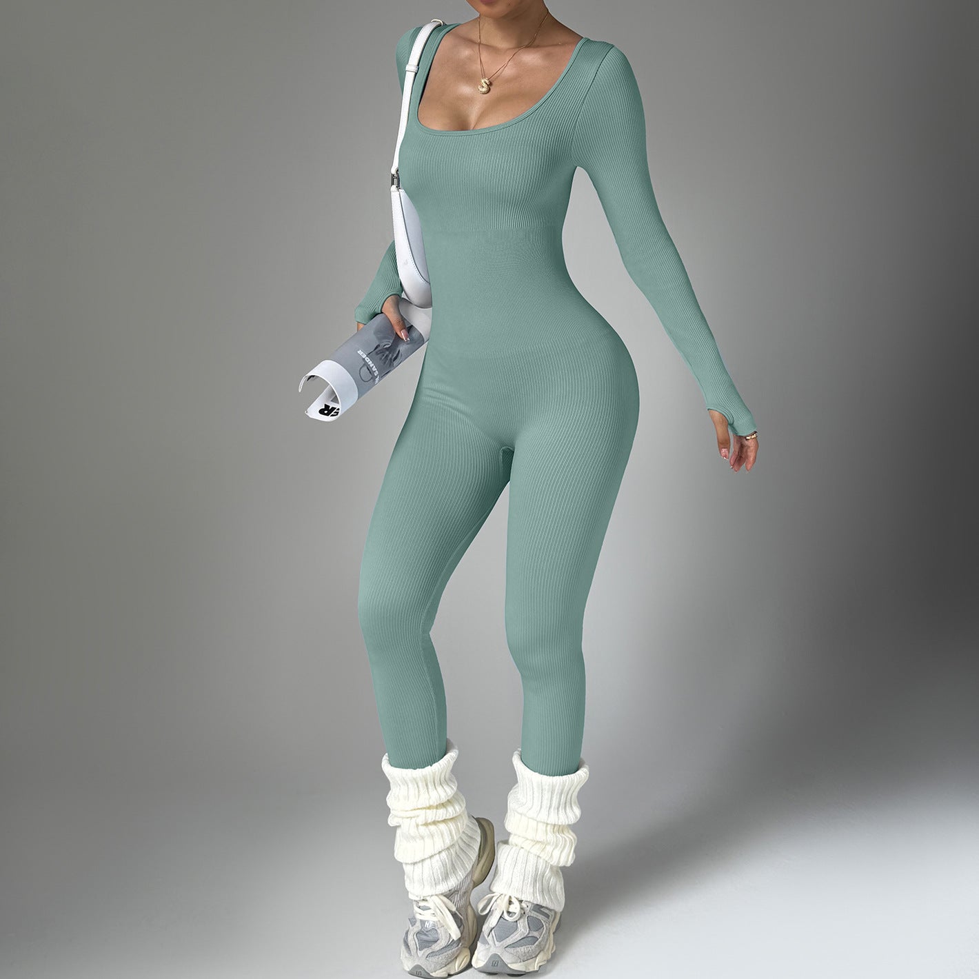 AuraShape Seamless Yoga Jumpsuit