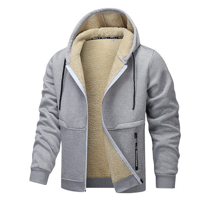 “Men’s Hoodie”, “Winter Jacket”, “Heavyweight Fleece”, “Sherpa Lined”  Include secondary relevant modifiers: