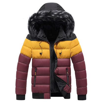 Winter Heren Warme Dikke Capuchon Parka's Heren Waterdichte Winddichte Jas Afneembare Hoed Donsjack