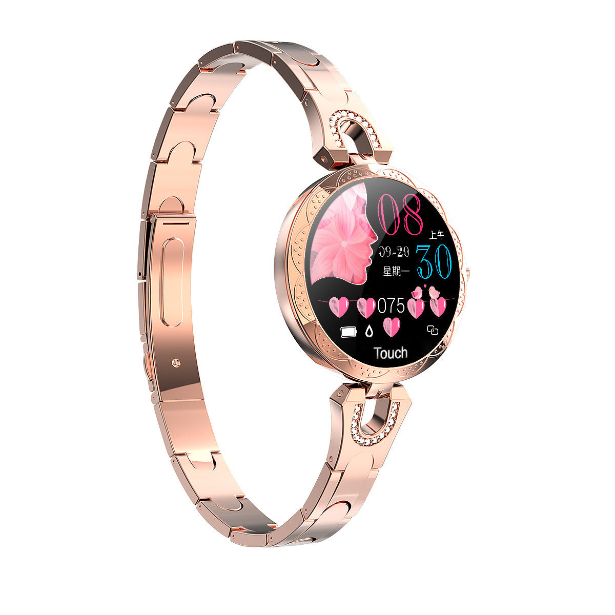 “Women’s Smartwatch Bracelet – Stylish Waterproof Fitness Tracker with Heart Rate, Sleep & Activity Monitor, Sports Smart Watch for Ladies”