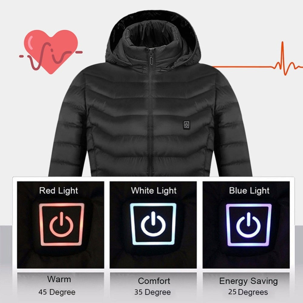 HeatPro™ USB Heated Jacket – Men’s Thermal Winter Coat ✅