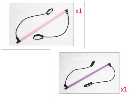 **Verstelbare Pilates-stretchstok – Multifunctionele yoga- en fitness-trekstok voor full-body training**