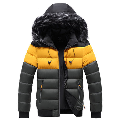 Winter Heren Warme Dikke Capuchon Parka's Heren Waterdichte Winddichte Jas Afneembare Hoed Donsjack
