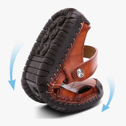 Gesloten zomersandalen voor heren – Verstelbare modieuze slippers voor strand, reizen en casual comfort