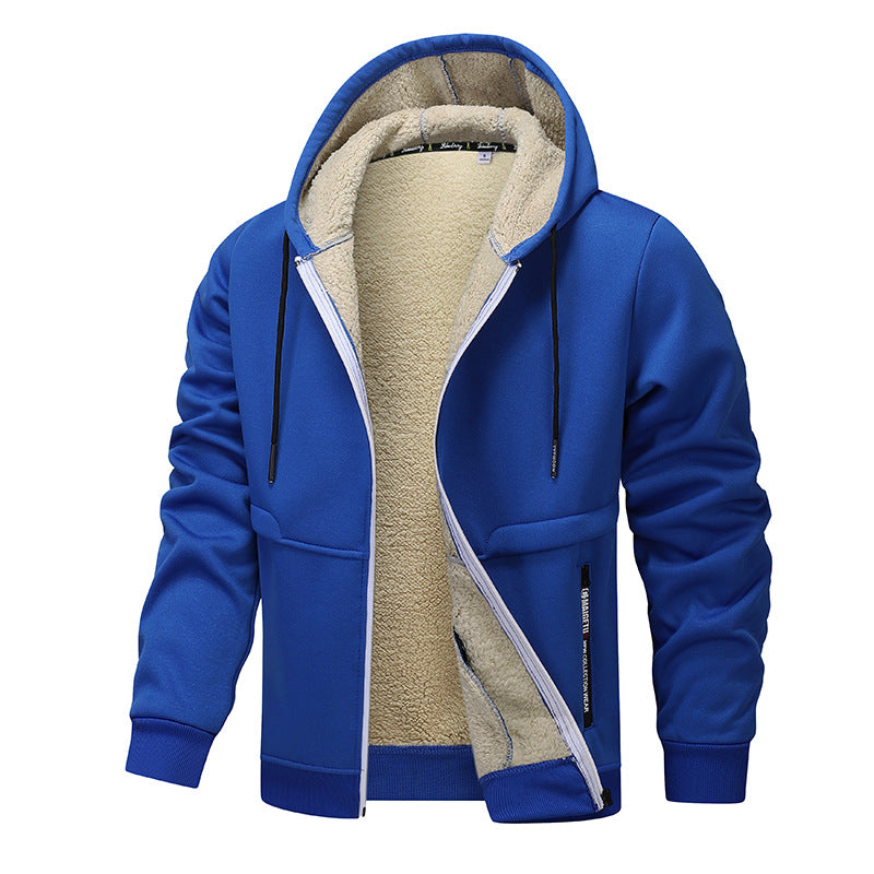 “Men’s Hoodie”, “Winter Jacket”, “Heavyweight Fleece”, “Sherpa Lined”  Include secondary relevant modifiers: