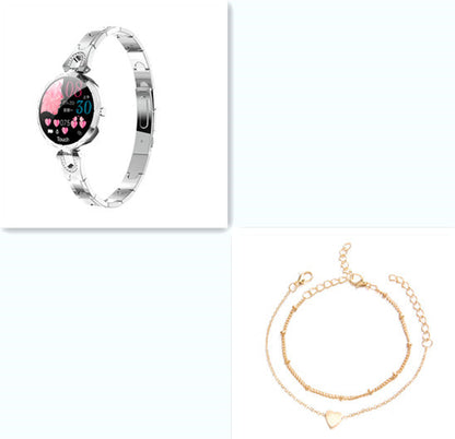 “Women’s Smartwatch Bracelet – Stylish Waterproof Fitness Tracker with Heart Rate, Sleep & Activity Monitor, Sports Smart Watch for Ladies”