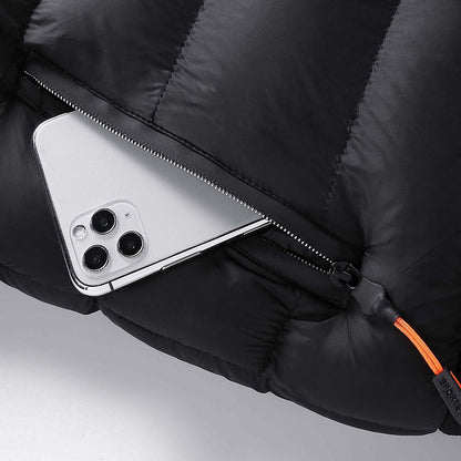 Winter Heren Warme Dikke Capuchon Parka's Heren Waterdichte Winddichte Jas Afneembare Hoed Donsjack