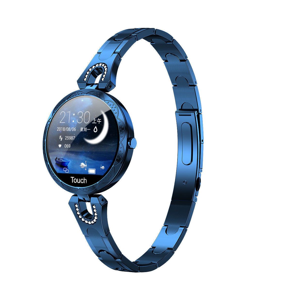 “Women’s Smartwatch Bracelet – Stylish Waterproof Fitness Tracker with Heart Rate, Sleep & Activity Monitor, Sports Smart Watch for Ladies”