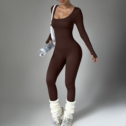 AuraShape Seamless Yoga Jumpsuit