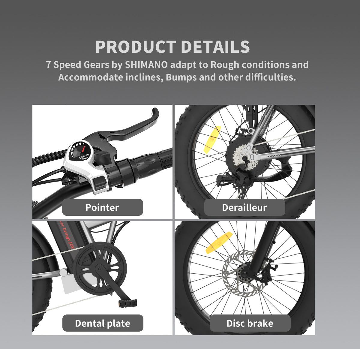 “20×4 Foldable Fat Tire Electric Bike – 48V 12.5Ah Long-Range E-Bike with Dual Disc Brakes & Fenders – Free U.S. Shipping”