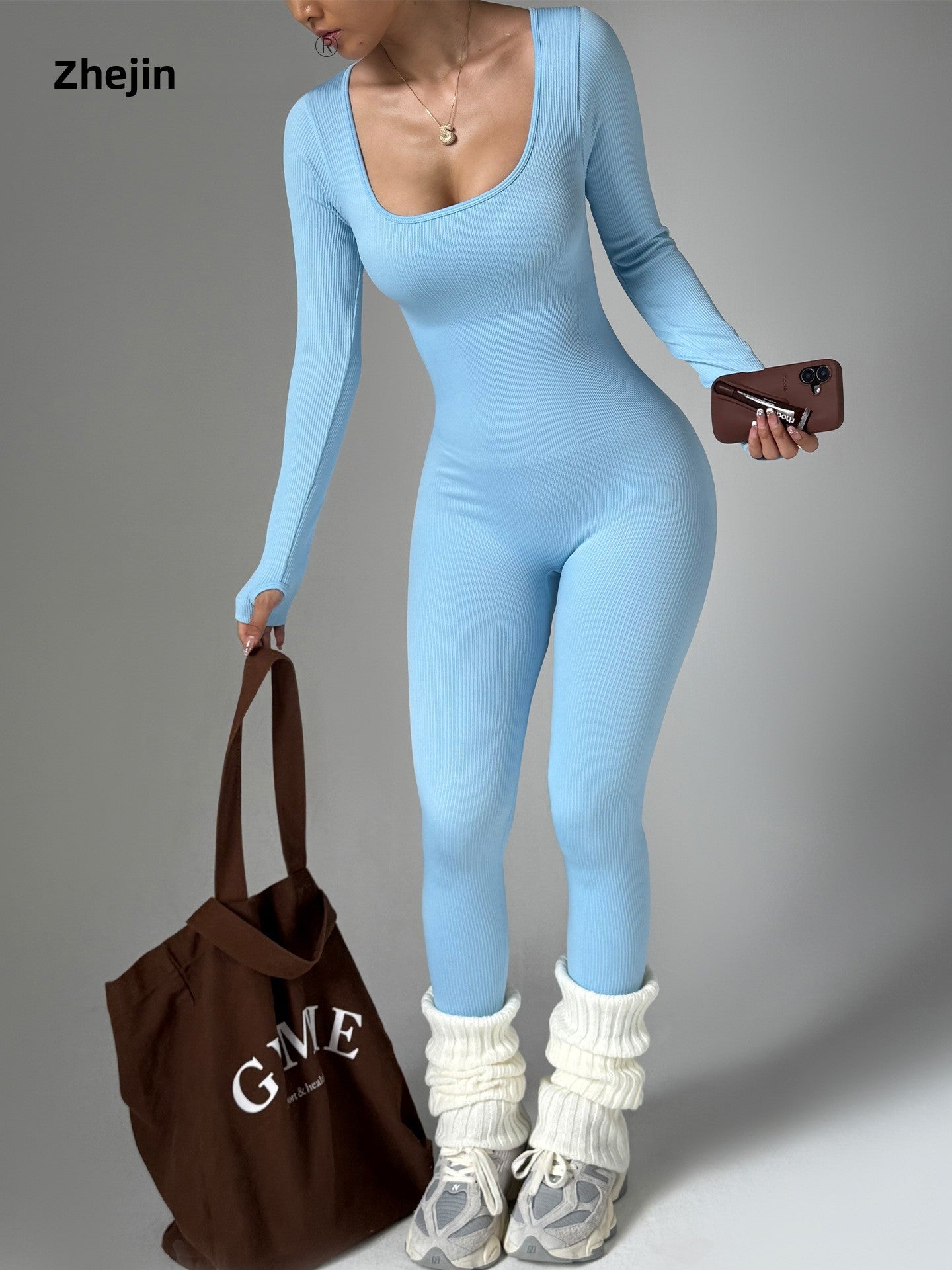 AuraShape Seamless Yoga Jumpsuit