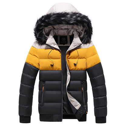 Winter Heren Warme Dikke Capuchon Parka's Heren Waterdichte Winddichte Jas Afneembare Hoed Donsjack