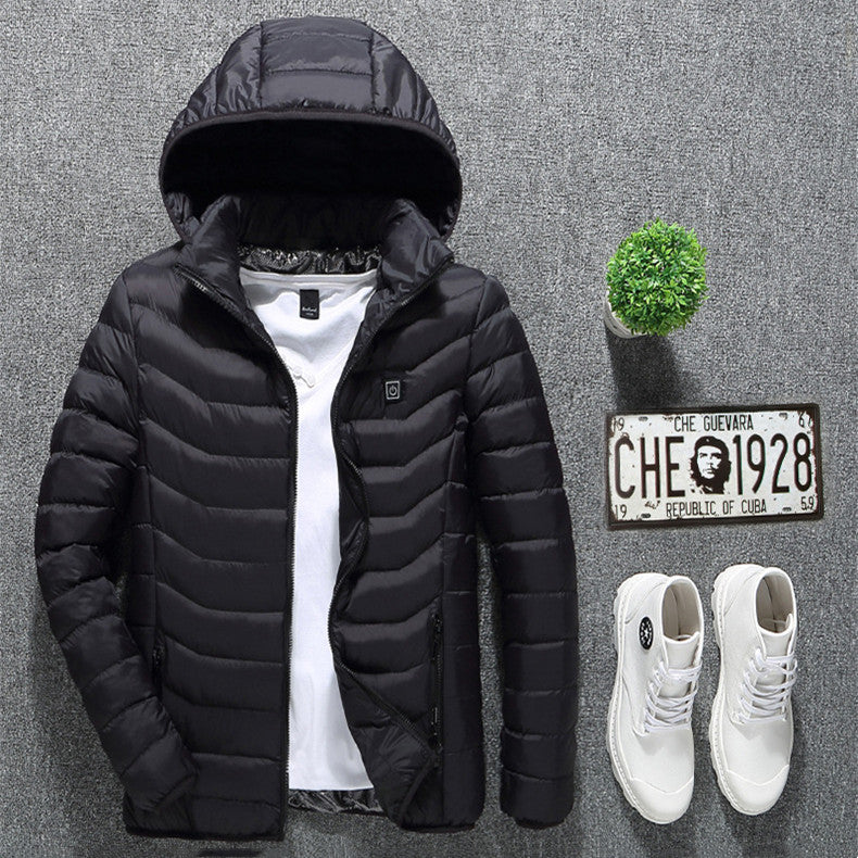 HeatPro™ USB Heated Jacket – Men’s Thermal Winter Coat ✅