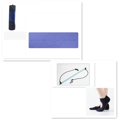 **Verstelbare Pilates-stretchstok – Multifunctionele yoga- en fitness-trekstok voor full-body training**