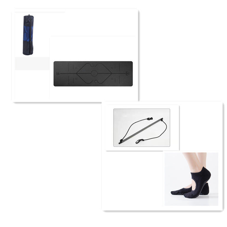 **Verstelbare Pilates-stretchstok – Multifunctionele yoga- en fitness-trekstok voor full-body training**