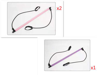 **Verstelbare Pilates-stretchstok – Multifunctionele yoga- en fitness-trekstok voor full-body training**