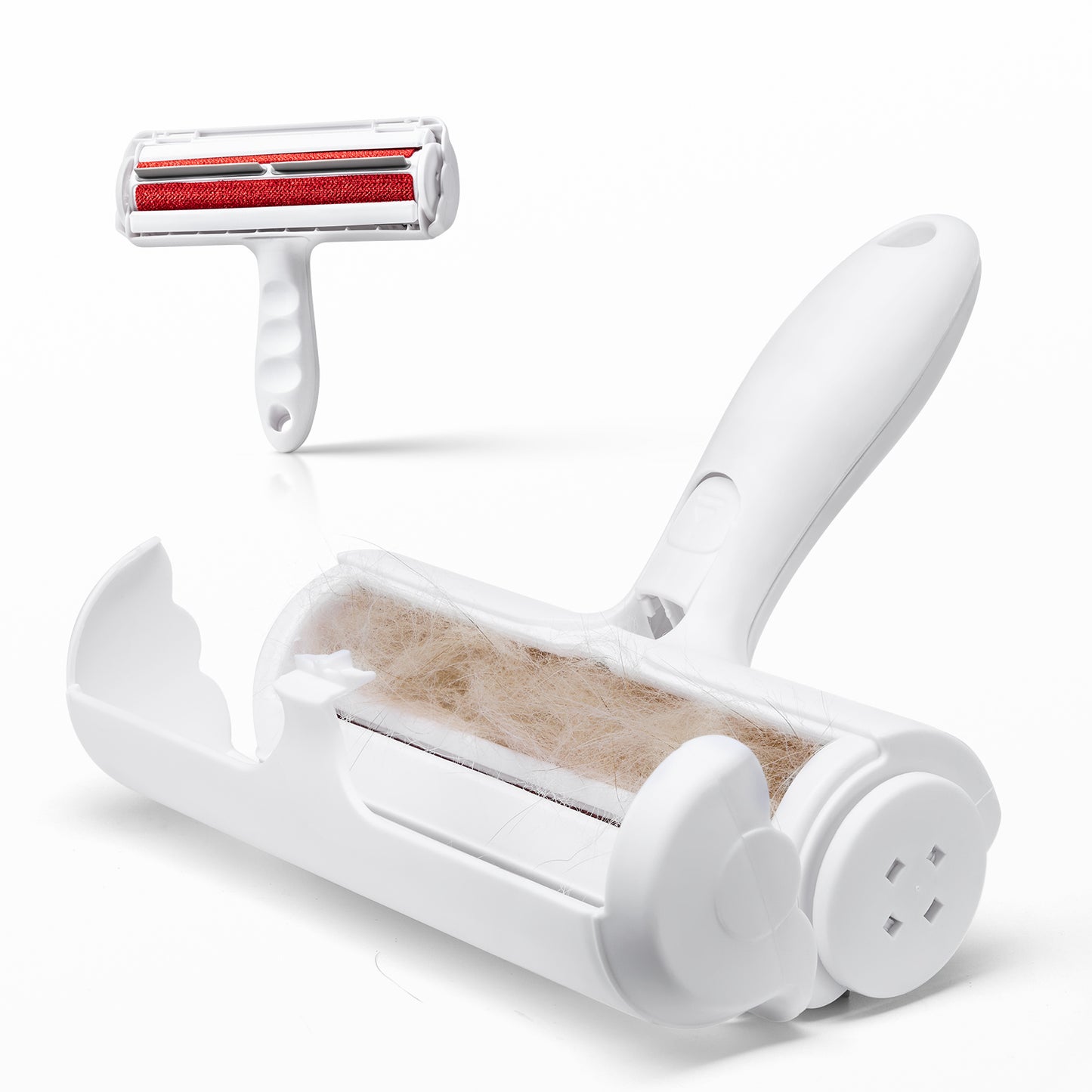 Manual Pet Lint Remover with Detachable Roller - Heavy-Duty Plastic Construction, Multi-Surface Fur Remover for Dogs, Cats, Furniture, Sofa, Carpet