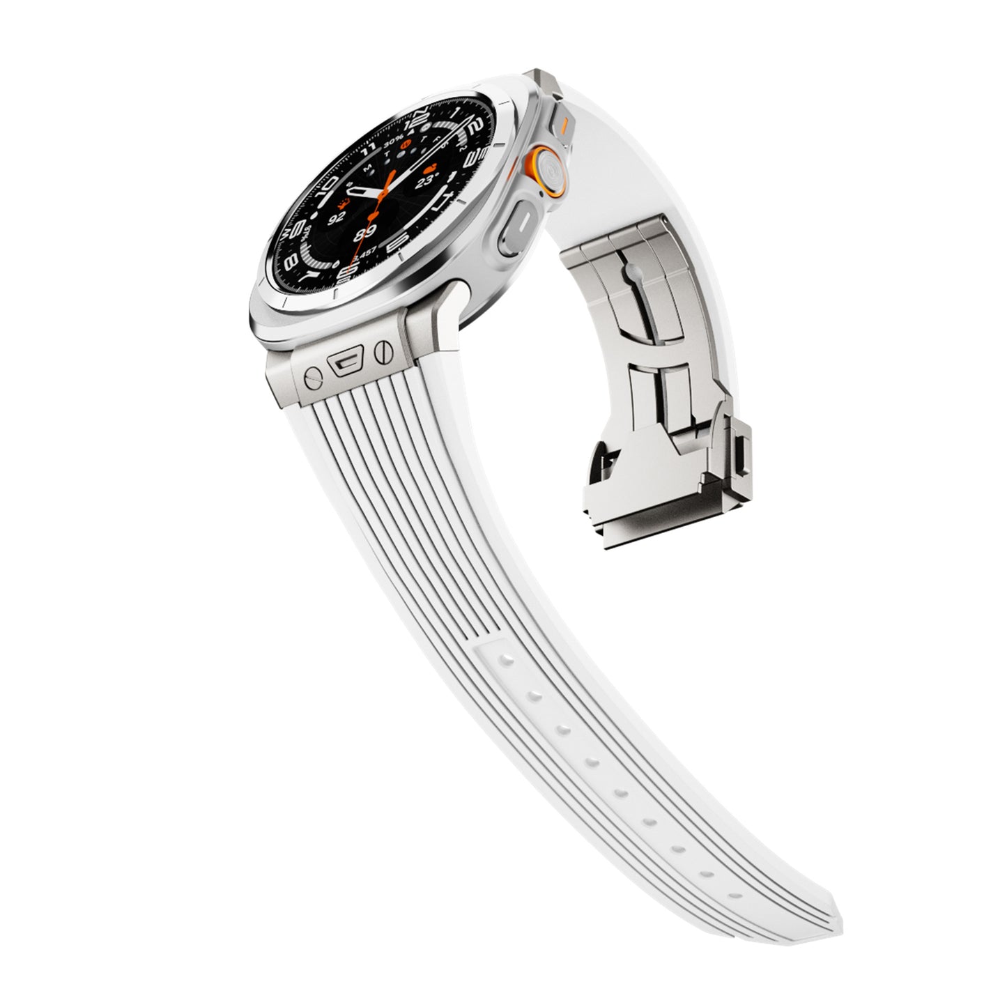 Premium siliconen legering horlogeband met kopnerf – Stijlvol, duurzaam en comfortabel