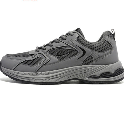 "Warrior Non-Slip Daddy Sneakers – Breathable Mesh and Wear-Resistant Outdoor Running Shoes"