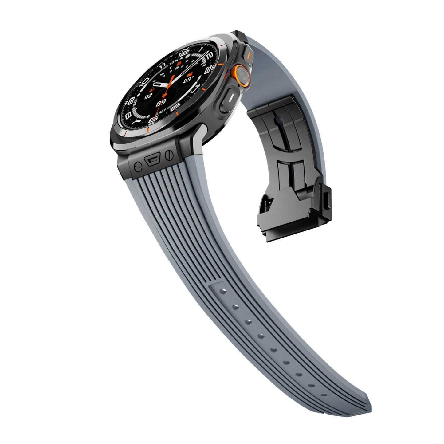 Premium siliconen legering horlogeband met kopnerf – Stijlvol, duurzaam en comfortabel