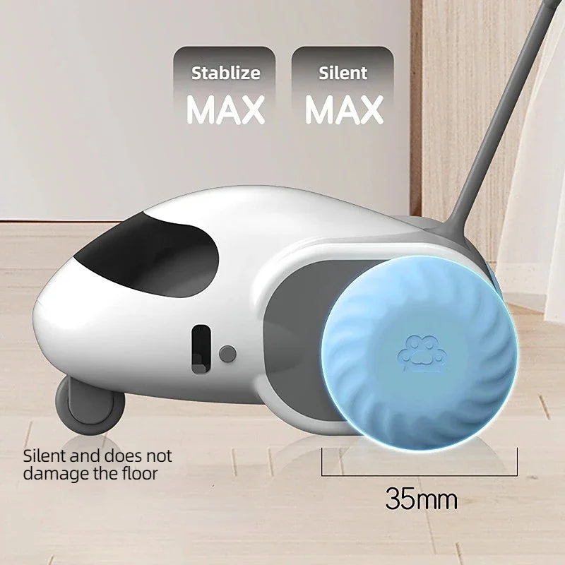"Smart Cat Toy Car - Automatisch, op afstand bestuurbaar, interactief kittenspeelgoed"