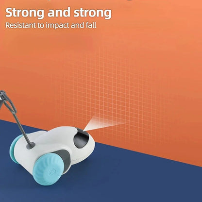 "Smart Cat Toy Car - Automatisch, op afstand bestuurbaar, interactief kittenspeelgoed"