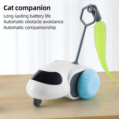 "Smart Cat Toy Car - Automatisch, op afstand bestuurbaar, interactief kittenspeelgoed"