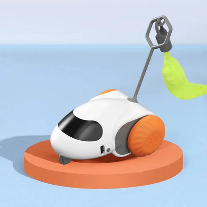 "Smart Cat Toy Car - Automatisch, op afstand bestuurbaar, interactief kittenspeelgoed"