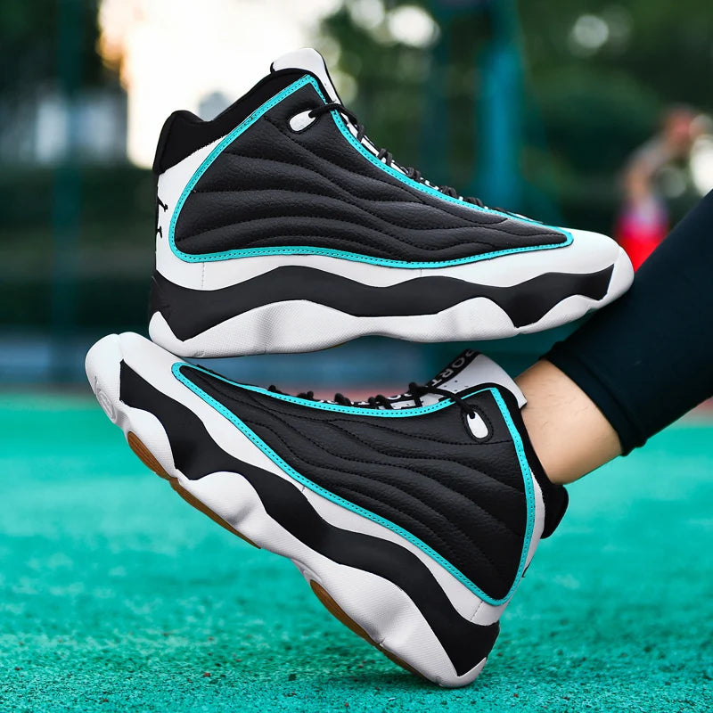 "Hoogwaardige basketbalschoenen voor heren - antislip high-top sneakers voor jongens en heren, buitensporten en sportschooltraining"