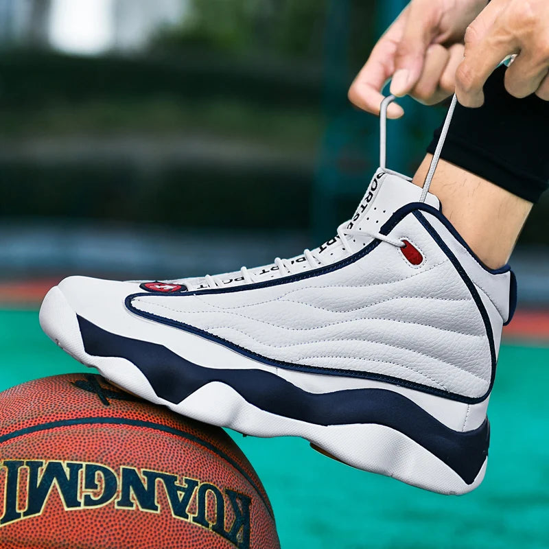 "Hoogwaardige basketbalschoenen voor heren - antislip high-top sneakers voor jongens en heren, buitensporten en sportschooltraining"