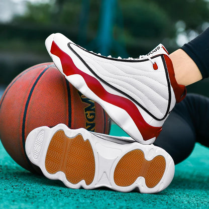 "Hoogwaardige basketbalschoenen voor heren - antislip high-top sneakers voor jongens en heren, buitensporten en sportschooltraining"