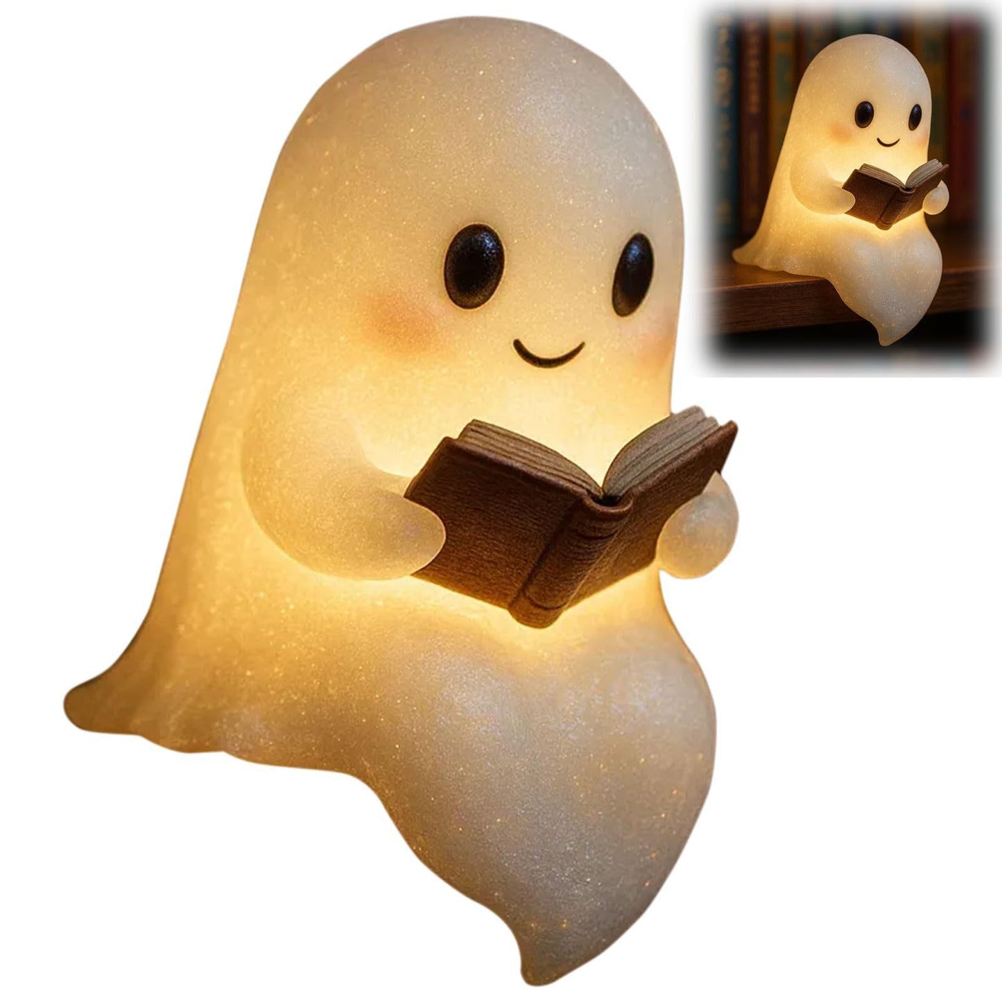 “Cute Ghost Night Light 👻✨ Perfect for Kids & Halloween Vibes”