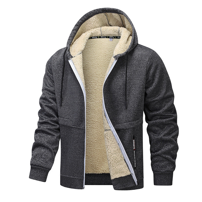 “Men’s Hoodie”, “Winter Jacket”, “Heavyweight Fleece”, “Sherpa Lined”  Include secondary relevant modifiers: