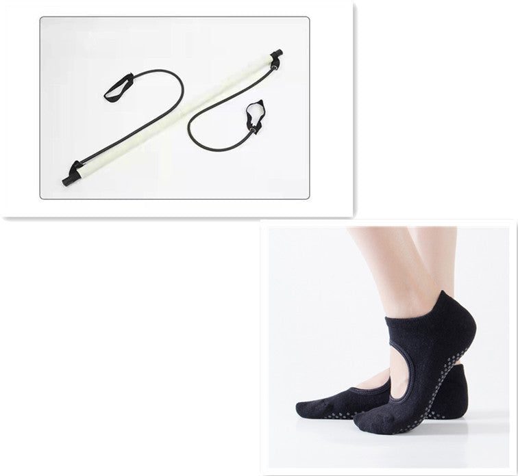**Verstelbare Pilates-stretchstok – Multifunctionele yoga- en fitness-trekstok voor full-body training**