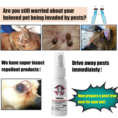 YEGBONG Peppermint Pet Repellent Spray,Pet Mite Removal Cream,Dog Mite Remover,Pet Anti-Mite Cream,Dog Itching Skin Treatment,Mite Treatment for Cat,Effective Dog Mite Remover,Pet Mite Repellent Cream