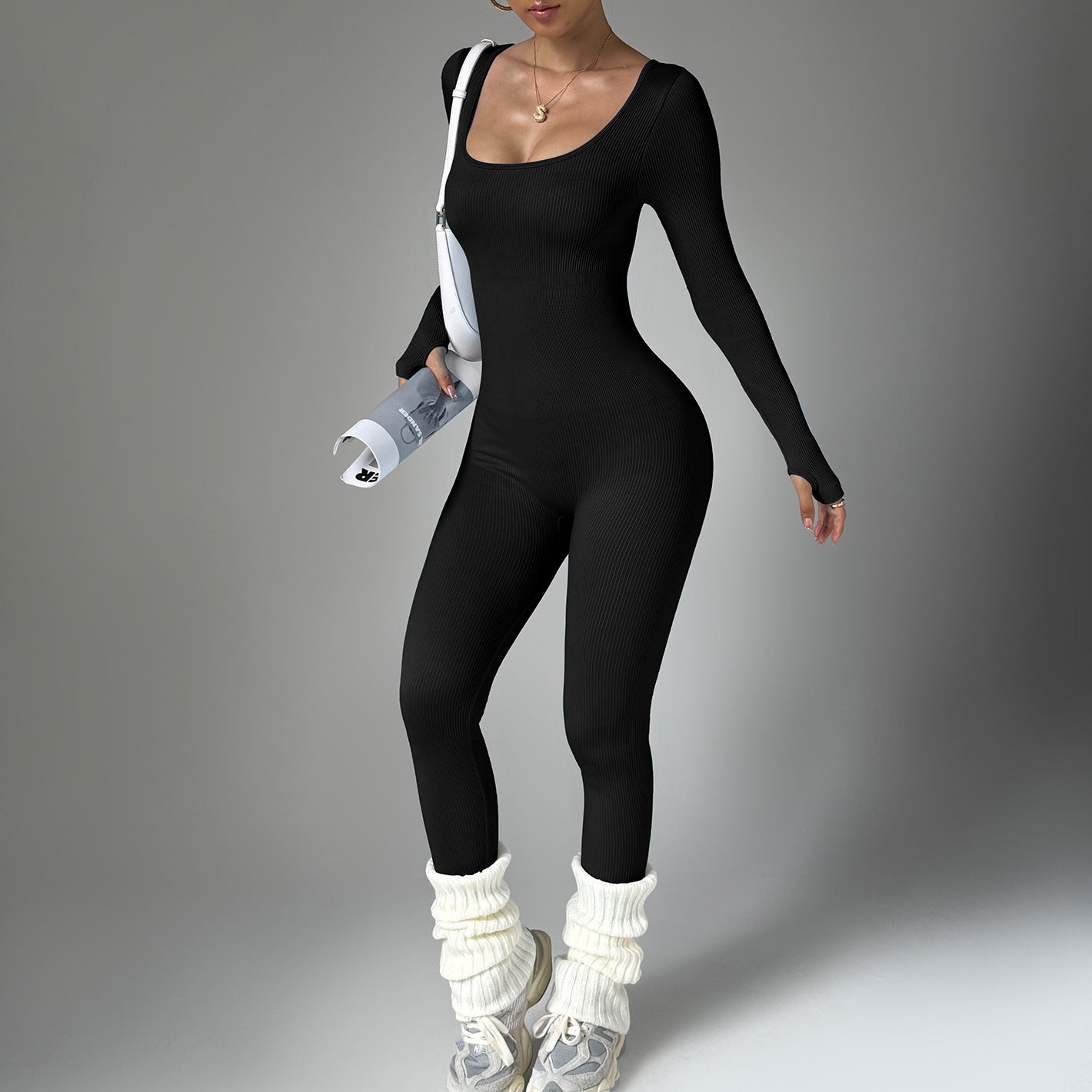 AuraShape Seamless Yoga Jumpsuit