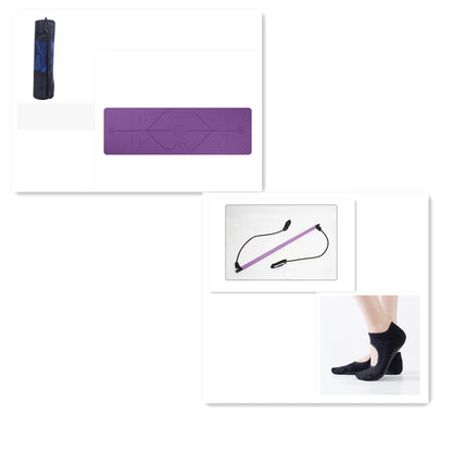 **Verstelbare Pilates-stretchstok – Multifunctionele yoga- en fitness-trekstok voor full-body training**