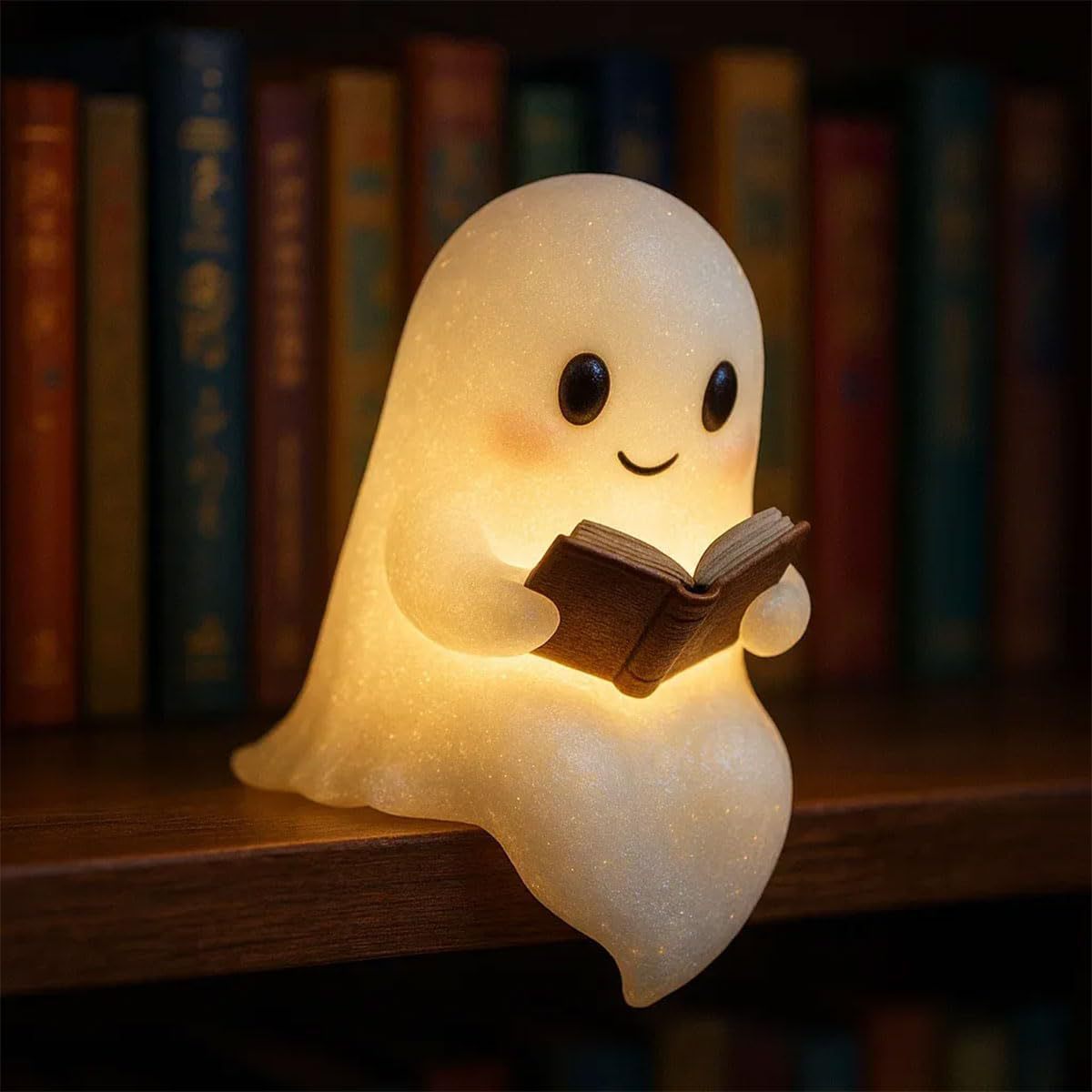 “Cute Ghost Night Light 👻✨ Perfect for Kids & Halloween Vibes”
