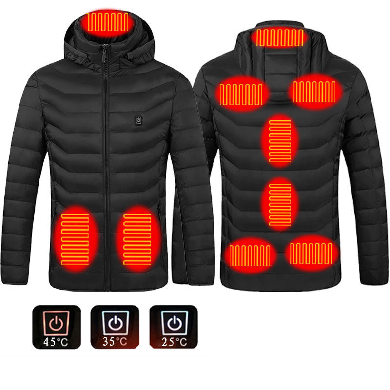 HeatPro™ USB Heated Jacket – Men’s Thermal Winter Coat ✅