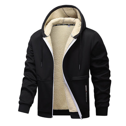 “Men’s Hoodie”, “Winter Jacket”, “Heavyweight Fleece”, “Sherpa Lined”  Include secondary relevant modifiers: