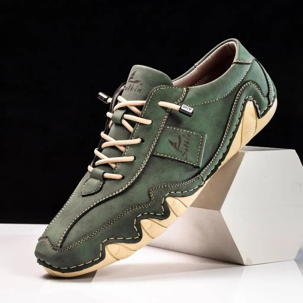 🔹 Salkin | Isaac – Unisex leren blotevoeten schoenen 