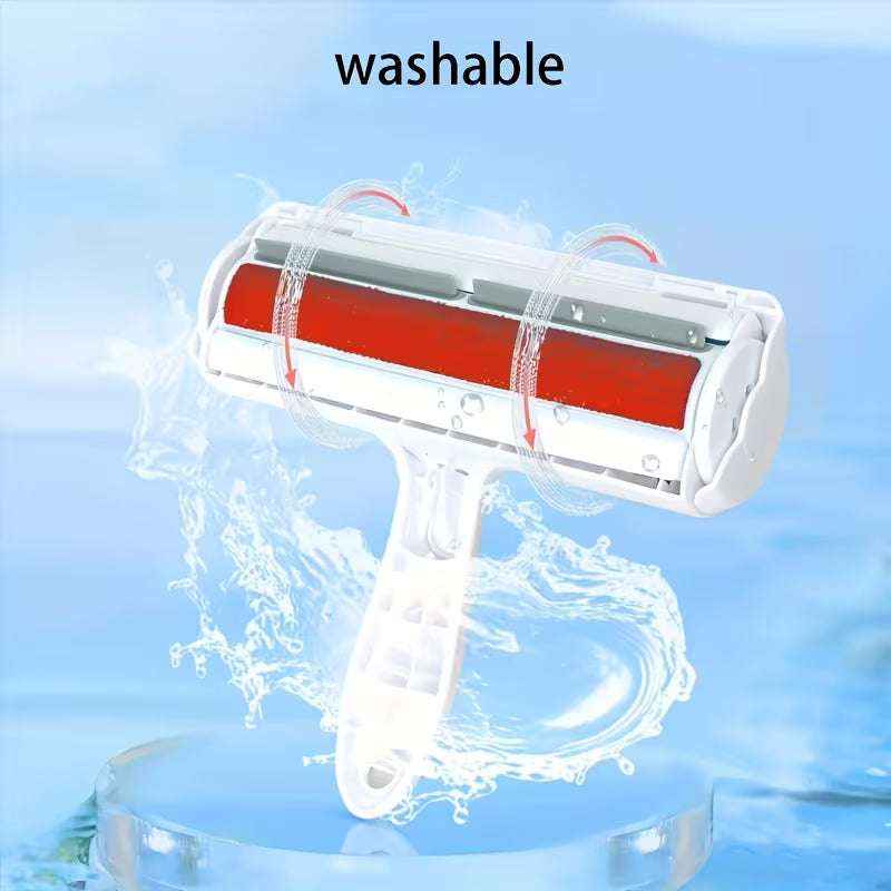 Manual Pet Lint Remover with Detachable Roller - Heavy-Duty Plastic Construction, Multi-Surface Fur Remover for Dogs, Cats, Furniture, Sofa, Carpet